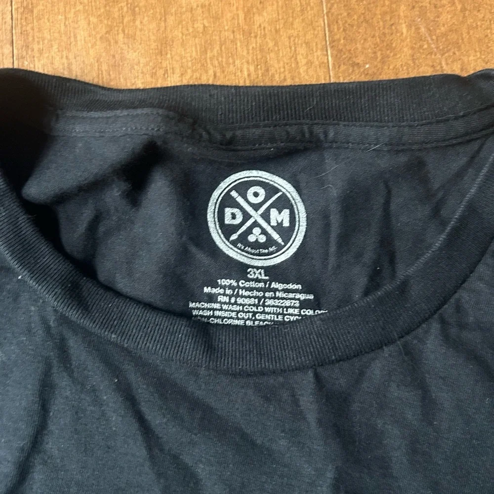 Jesus Loves You But I'm His Favorite Black Graphic T-Shirt Men's 3XL Cotton - Picture 3 of 3